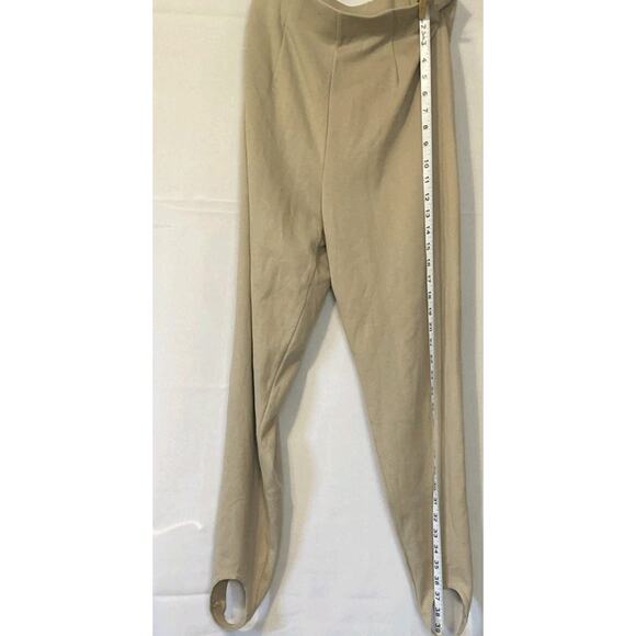 Milano Woman Sz Large Design Group Comfy Lounge Beige Tan Pants Elastic Waist - Picture 6 of 6